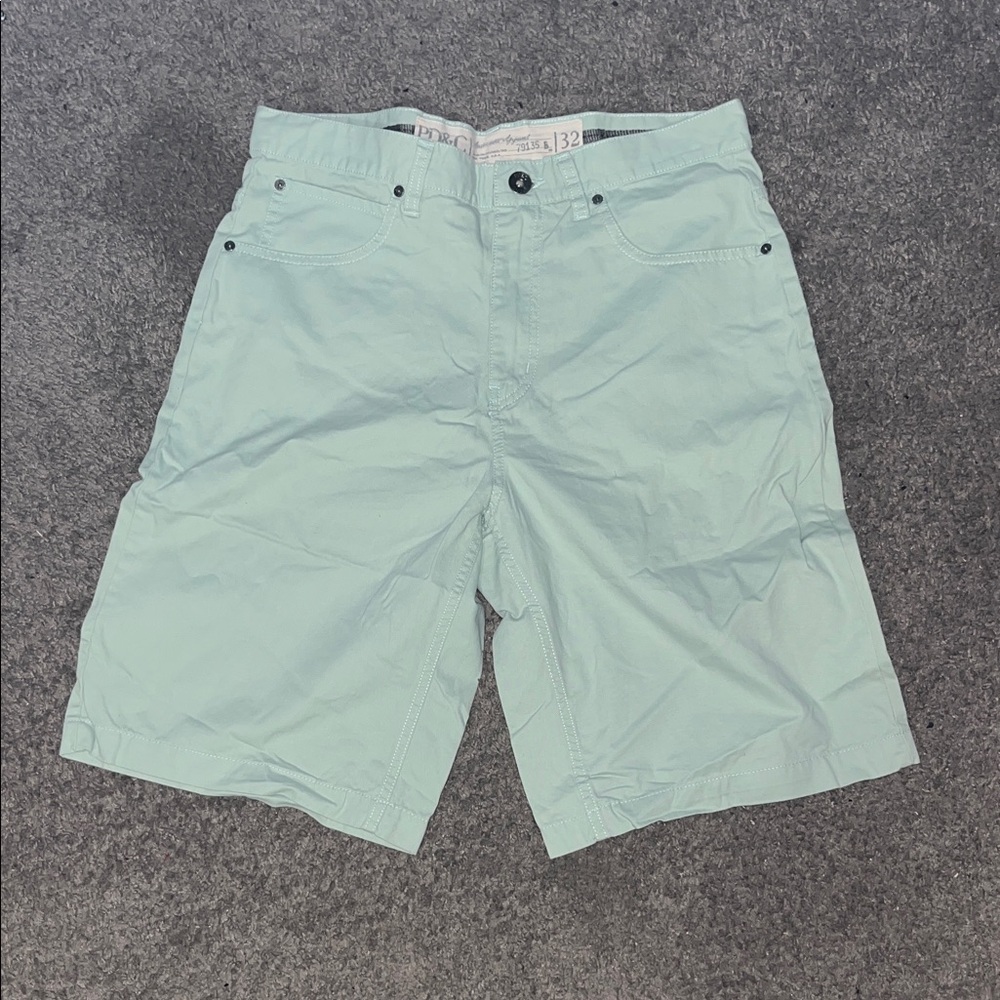 PD&C Mint Green Flat Front Shorts